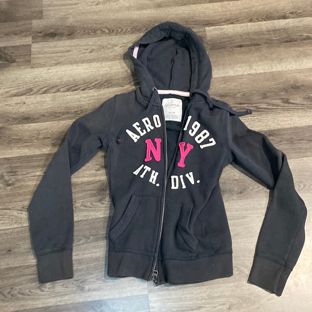 Aeropostale zip up hoodie jacket